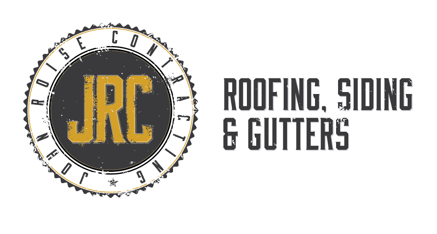 Roofing and Gutters company logo design